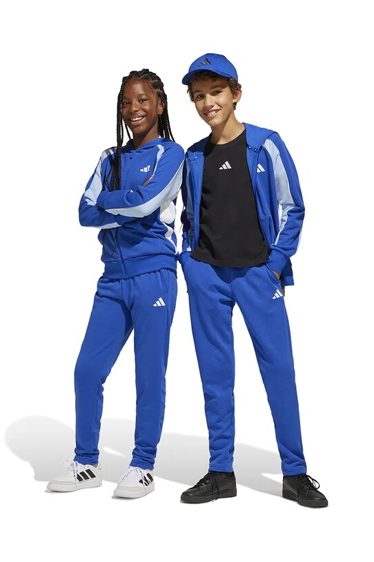 Παιδική φόρμα adidas πλεκτό ύφασμα μπλε JD0968
