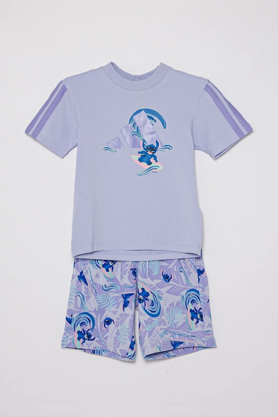 Detská súprava adidas JD4558 fialová SS25