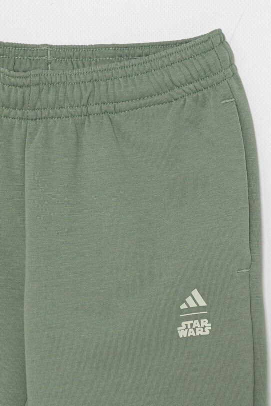 Детский спортивный костюм adidas x Star Wars зелёный JF3651