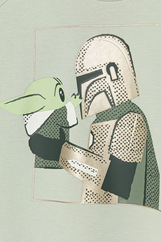 Детский спортивный костюм adidas x Star Wars JF3651 зелёный
