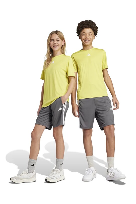 adidas komplet dziecięcy dzianina żółty JD1785