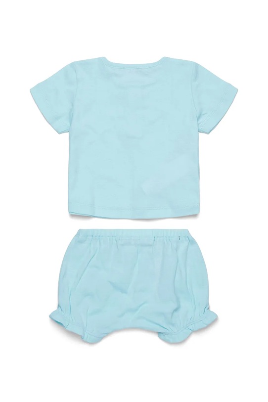 Дитячий бавовняний комплект Marni MX039-BOX-KIT KIT APPAREL M01442 бірюзовий SS25