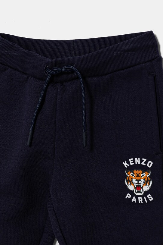 Момче Бебешки памучен спортен комплект Kenzo Kids K60935.74.81 тъмносин