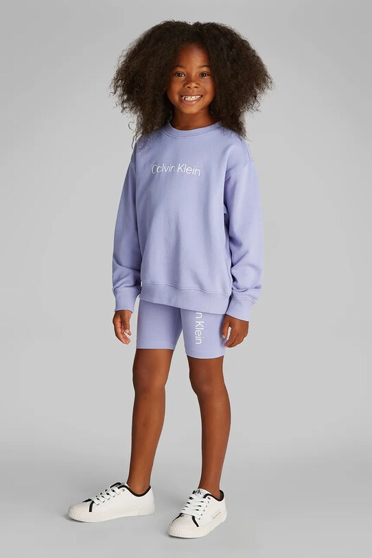 Calvin Klein Jeans set de bumbac pentru copii bumbac violet IU0IU00705.104.116.PPYA