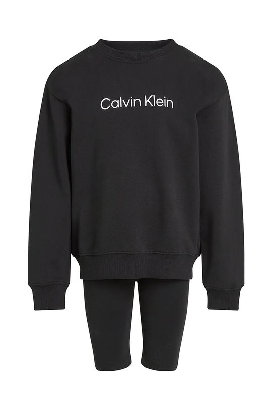 Calvin Klein Jeans set de bumbac pentru copii IU0IU00705.128.176.PPYA negru SS25