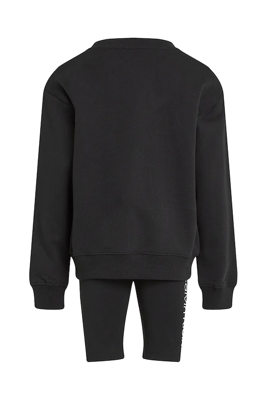 Deklice Otroški bombažen komplet Calvin Klein Jeans IU0IU00705.128.176.PPYA črna