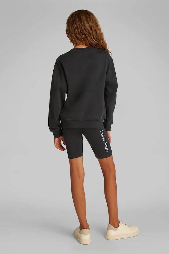 Otroški bombažen komplet Calvin Klein Jeans črna IU0IU00705.128.176.PPYA