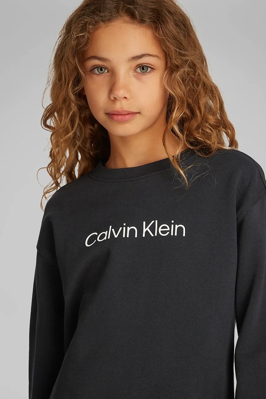 Otroški bombažen komplet Calvin Klein Jeans IU0IU00705.128.176.PPYA črna