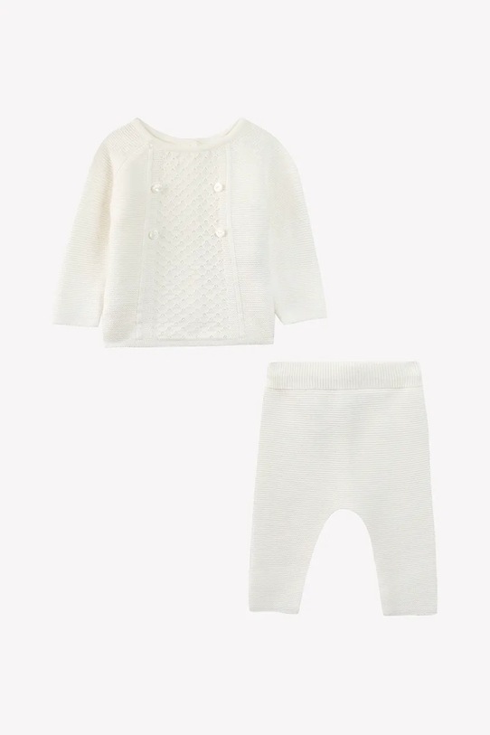 Tartine et Chocolat komplet bawełniany niemowlęcy CA36020.80.86 biały SS25