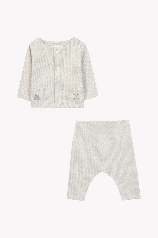 Tartine et Chocolat komplet bawełniany niemowlęcy CA36040.53.74 szary SS25