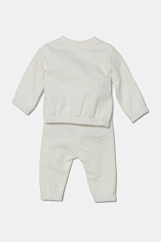 United Colors of Benetton komplet dresowy bawełniany niemowlęcy 3J70AK012.W.Seasonal biały SS25