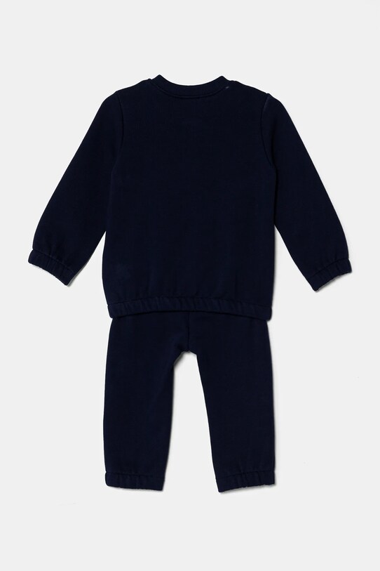 Detská bavlnená tepláková súprava United Colors of Benetton 3J70AK012.W.Seasonal tmavomodrá SS25