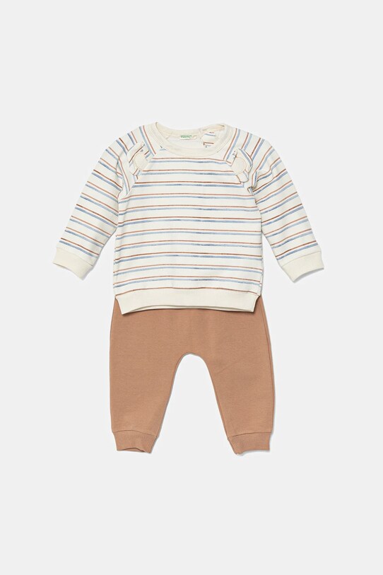 Cпортивний костюм для немовлят United Colors of Benetton візерунок коричневий 37TGAK00J.W.Seasonal
