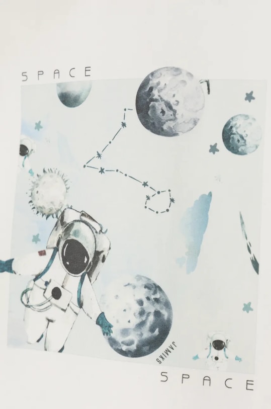 Дитячий бавовняний комплект Jamiks JOHANNES II блакитний JOHANNES.II.Ko.JLH118.G