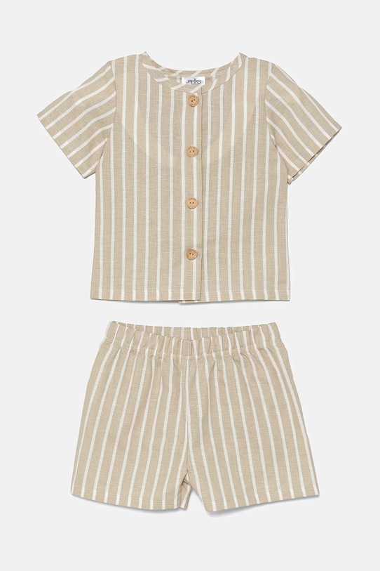 Дитячий льняний комплект Jamiks ZURIMAN II ZURIMAN.II.Kom.JLH147.K бежевий SS25