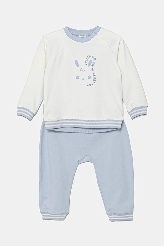 United Colors of Benetton dres niemowlęcy 2-pack z elastanem niebieski 3MDUAK00Q.W.Seasonal