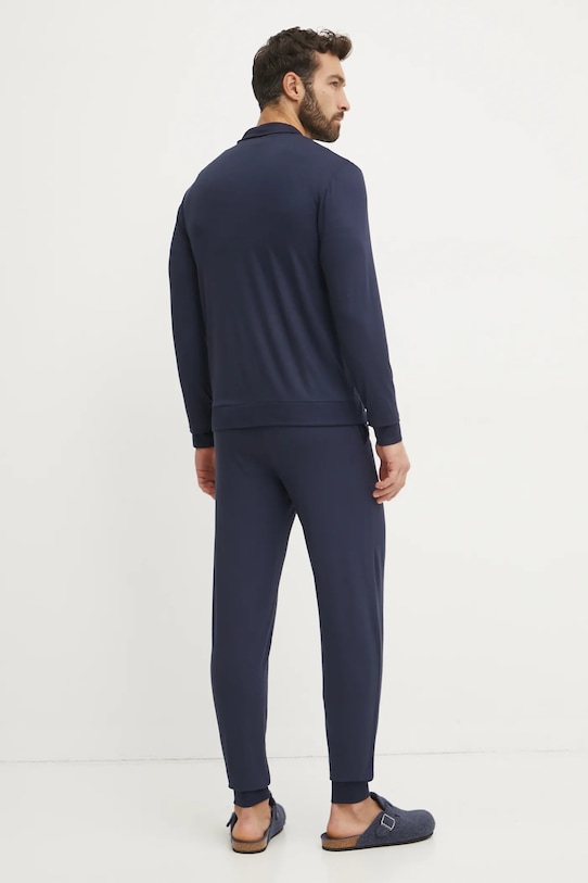 BOSS dres lounge Bamboo Long Set 50535856 granatowy AW25
