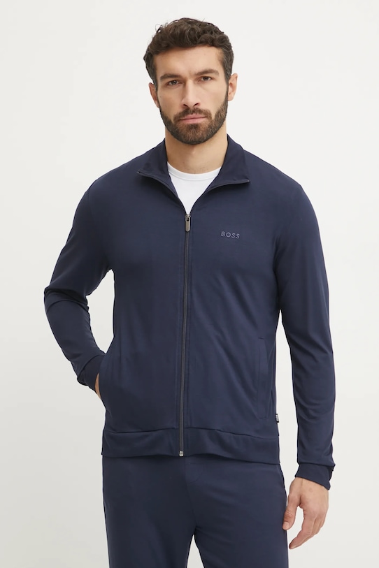 Odzież BOSS dres lounge Bamboo Long Set 50535856 granatowy