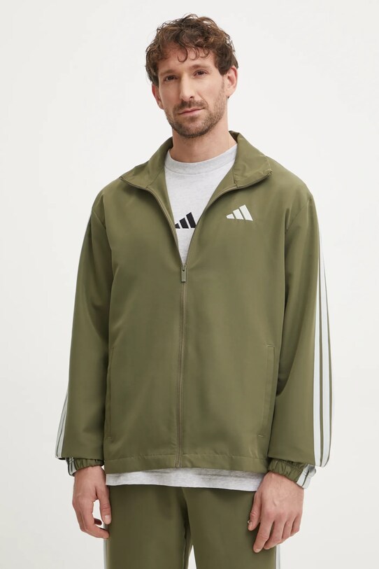 Одежда Спортивный костюм adidas M 3S WV TT TS JI8850 зелёный