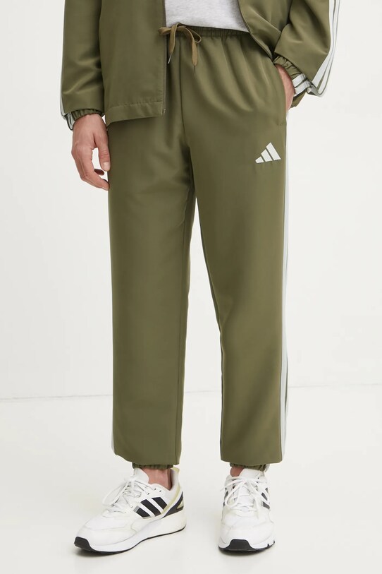 Спортивный костюм adidas M 3S WV TT TS зелёный JI8850