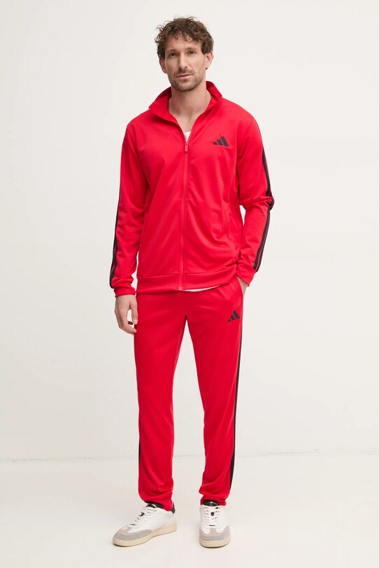 Спортивний костюм adidas 3S TR TT TS трикотаж червоний JI8852
