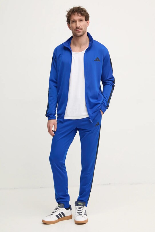 Спортивний костюм adidas 3S TR TT TS трикотаж блакитний JI8857