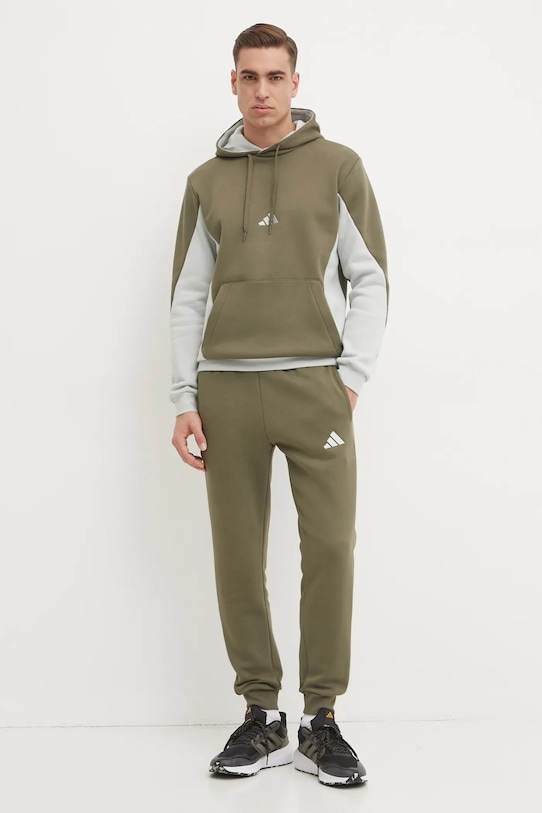 adidas dres FL CB HD TS dzianina zielony JI8887