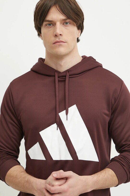 adidas melegítő szett BL FT HD TS JI8867 burgundia