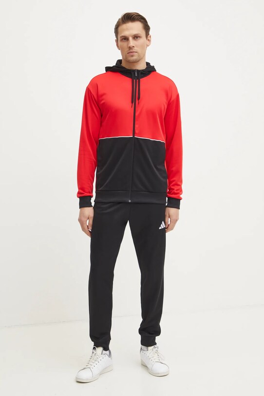 Спортивный костюм adidas DK TT TS трикотаж красный JI8891