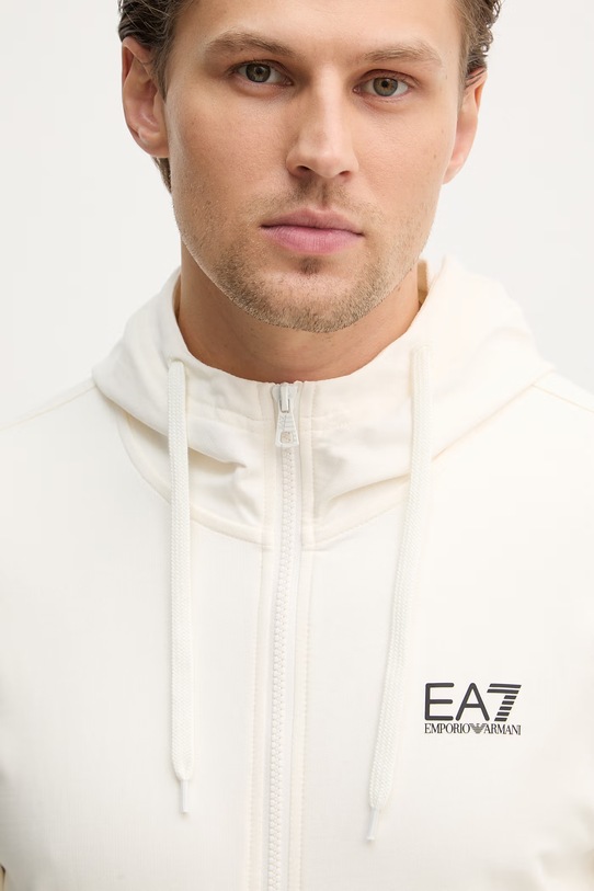 EA7 Emporio Armani dres bawełniany PJVRZ.8NPV63 beżowy