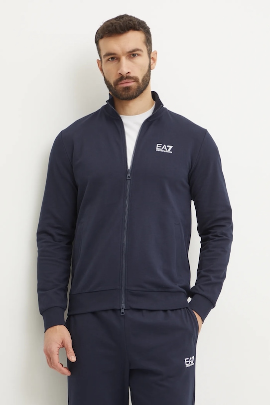 Oblečení Bavlněná tepláková souprava EA7 Emporio Armani PJVRZ.8NPV60 námořnická modř