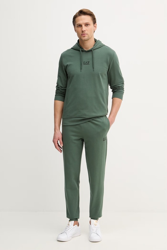 EA7 Emporio Armani dres bawełniany zielony PJVRZ.8NPV64