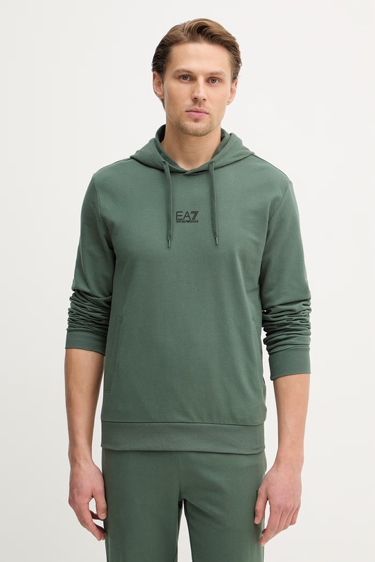 Odzież EA7 Emporio Armani dres bawełniany PJVRZ.8NPV64 zielony