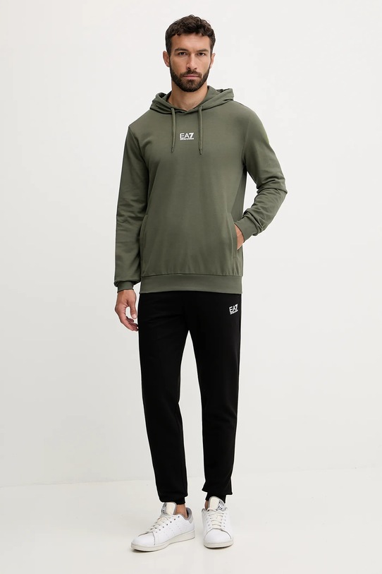 EA7 Emporio Armani dres bawełniany zielony PJVRZ.8NPV64