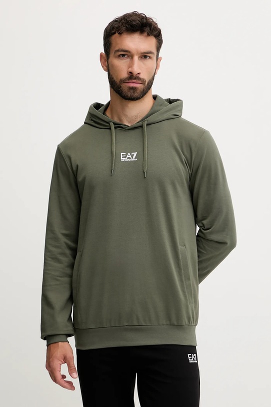 Odzież EA7 Emporio Armani dres bawełniany PJVRZ.8NPV64 zielony
