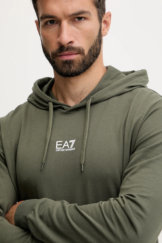 EA7 Emporio Armani dres bawełniany PJVRZ.8NPV64 zielony