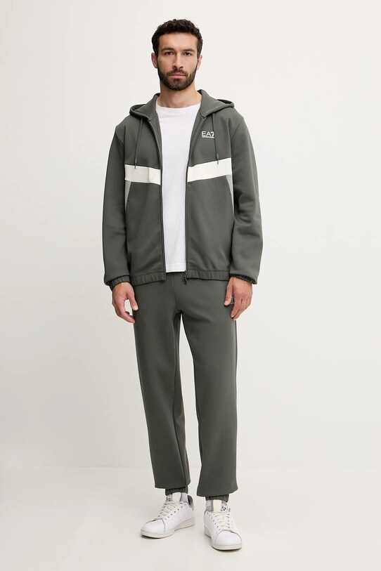 EA7 Emporio Armani dres dzianina zielony AF12660.7M000283