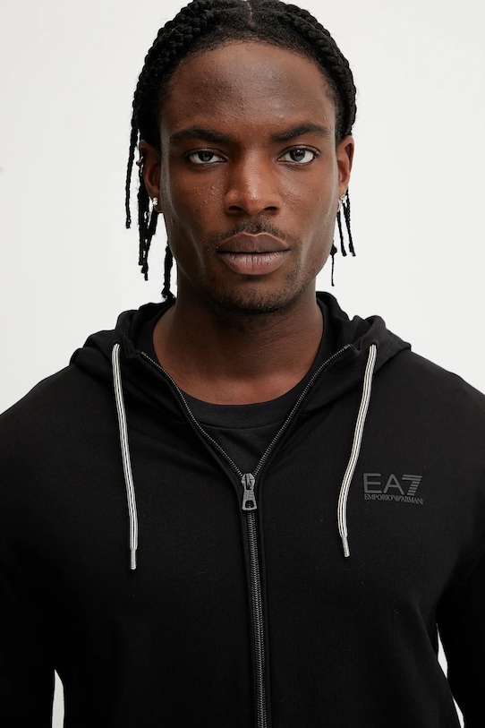 EA7 Emporio Armani pamut melegitő AF13512.7M000236 fekete