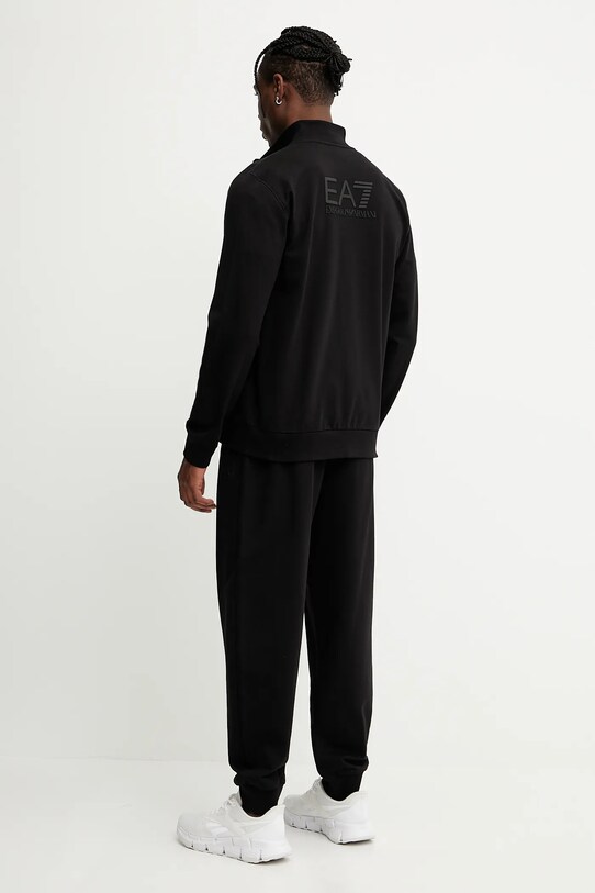 Хлопковый спортивный костюм EA7 Emporio Armani AF13512.7M000235 чёрный SS25