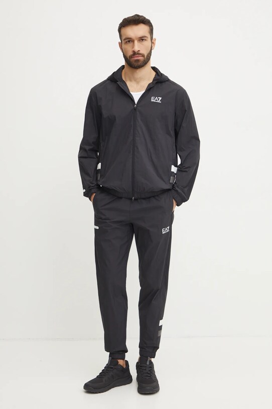 Спортивний костюм EA7 Emporio Armani тканина чорний AF12453.7M000077