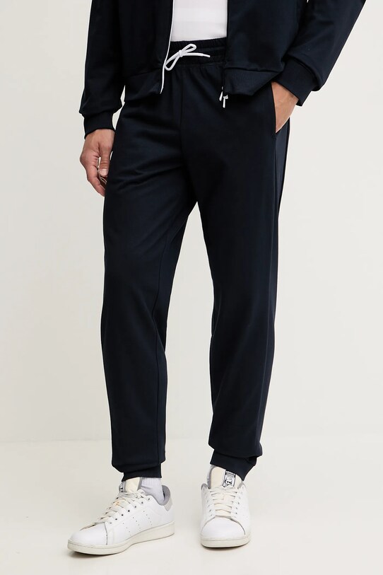 Odzież EA7 Emporio Armani dres bawełniany AF12681.7M000206 granatowy