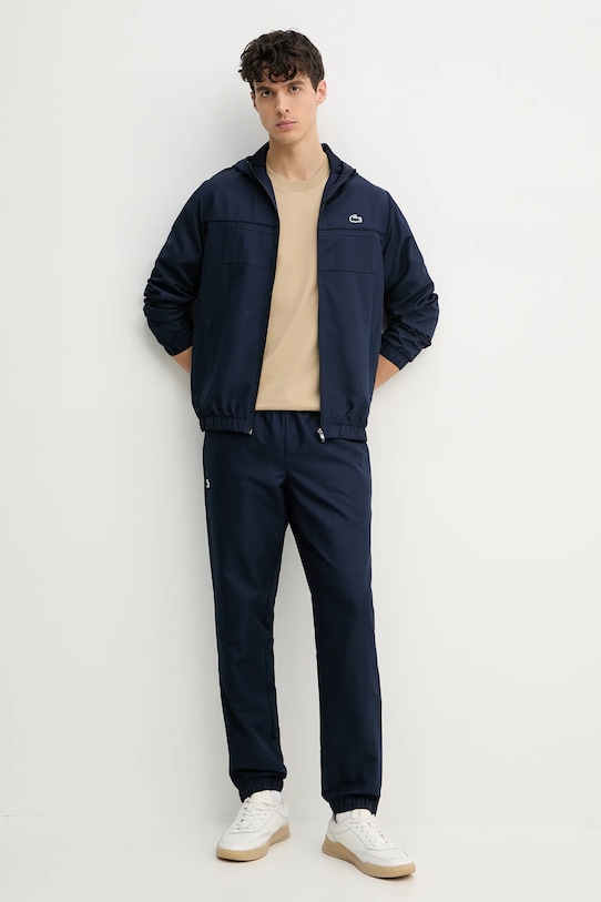 Спортивний костюм Lacoste тканина темно-синій WH2661