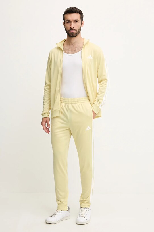 Спортивний костюм adidas 3S TR TT TS трикотаж жовтий JI8855