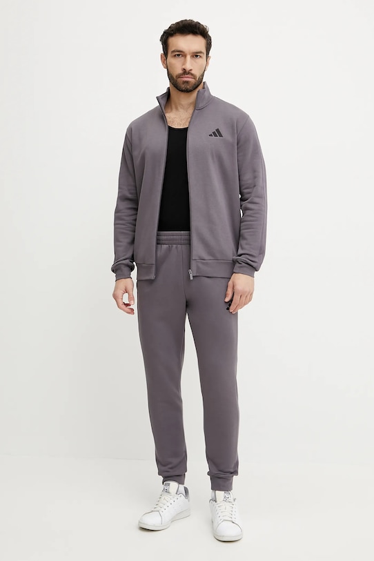 Спортивний костюм adidas 3S FL TT TS трикотаж сірий JI8881