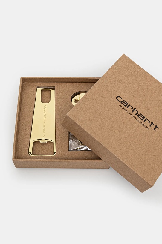 Akcesoria Carhartt WIP otwieracz do butelek Zip Bottle Opener I034915.3KXX złoty