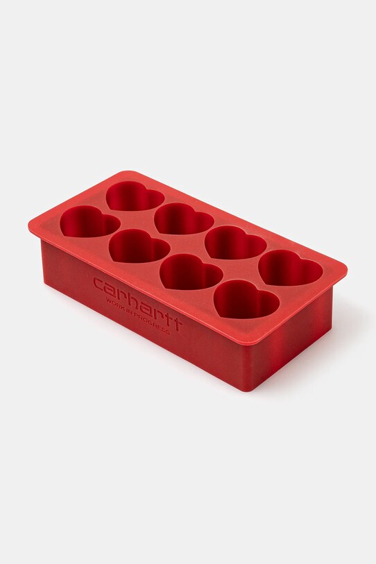 Carhartt WIP stampo per ghiaccio Heart Ice Cube Tray I034883.H8XX rosso SS25