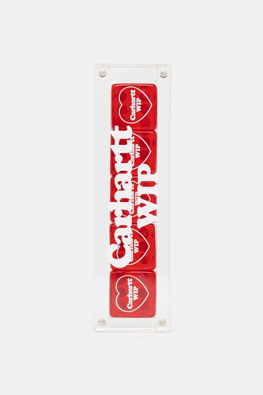 Carhartt WIP kostki do gry Heart Dice Set czerwony I034755.H8XX
