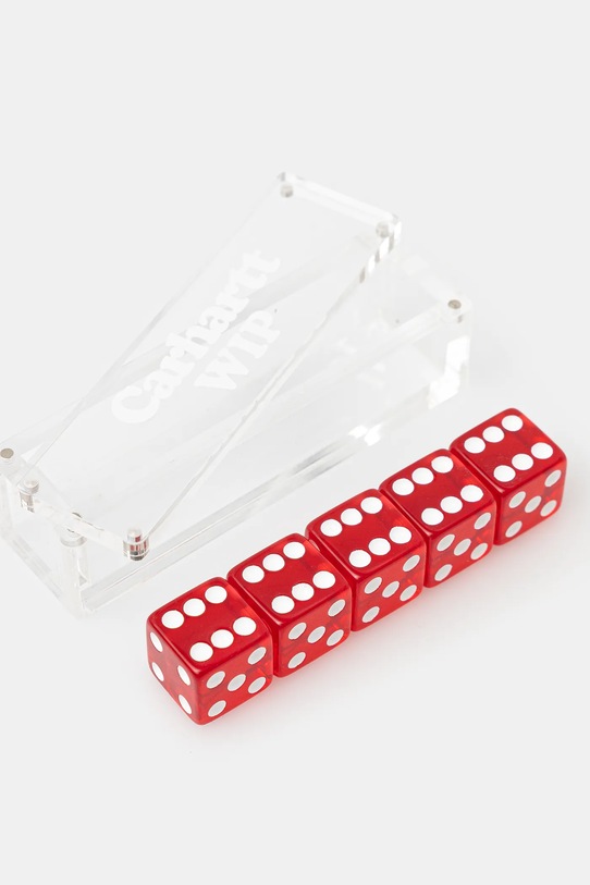 Carhartt WIP kostki do gry Heart Dice Set I034755.H8XX czerwony SS25