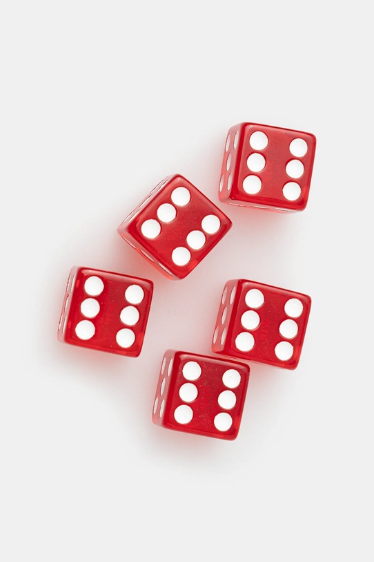 Doplňky Hrací kostky Carhartt WIP Heart Dice Set I034755.H8XX červená