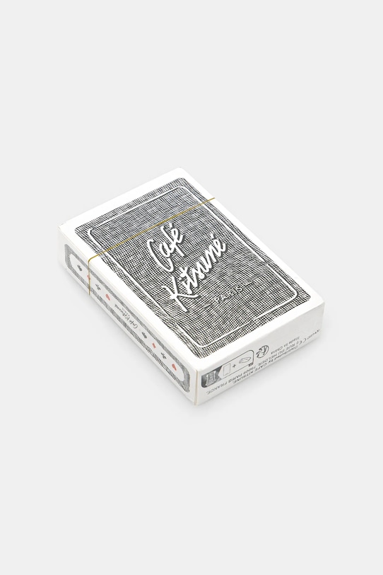 Café Kitsuné carte da gioco Barista Fox Card Game CKNU08501O0012 bianco SS25